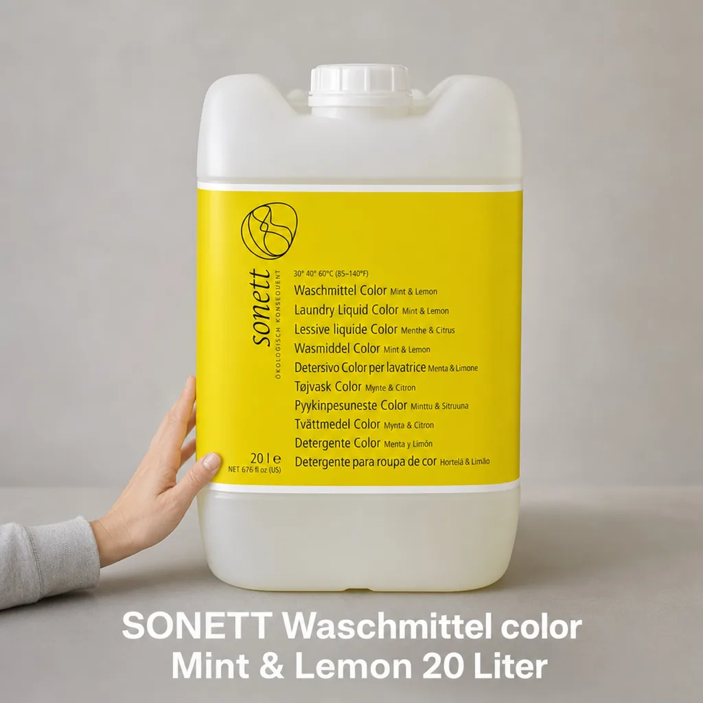 SONETT Waschmittel color Mint & Lemon flüssig 20 Liter
