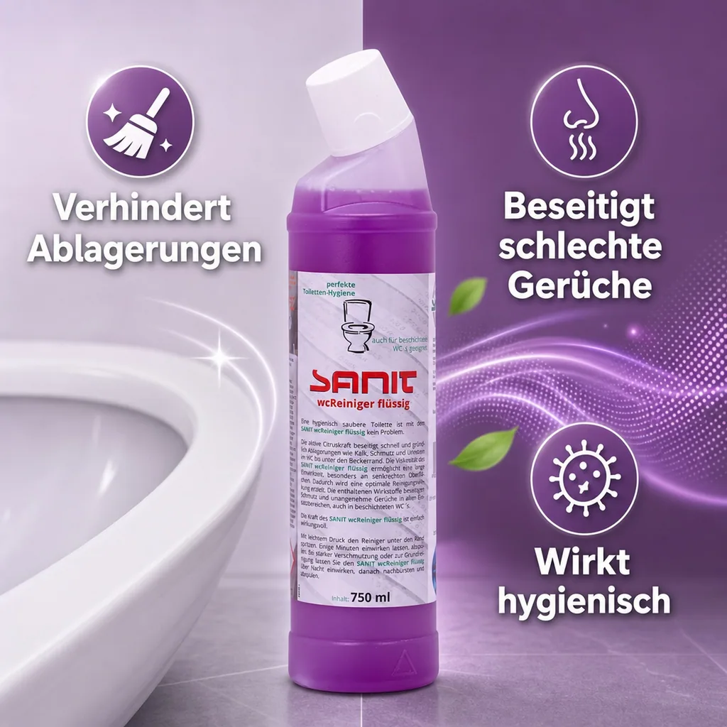 SANIT WC Reiniger flüssig 750 ml