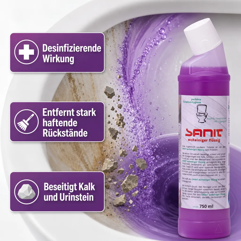 SANIT WC Reiniger flüssig 750 ml