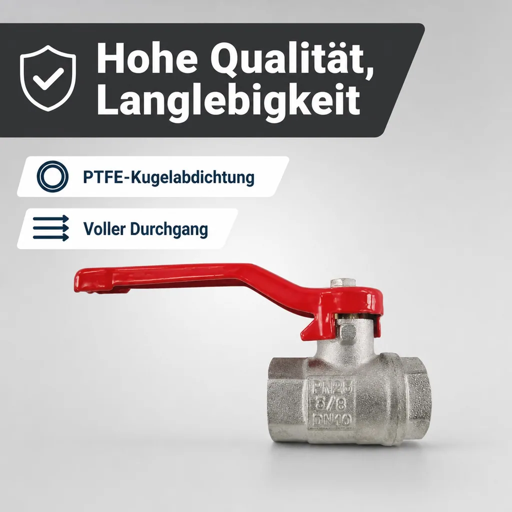 Kugelhahn 2 Zoll, Hebel, Messing, IGxIG Innengewinde