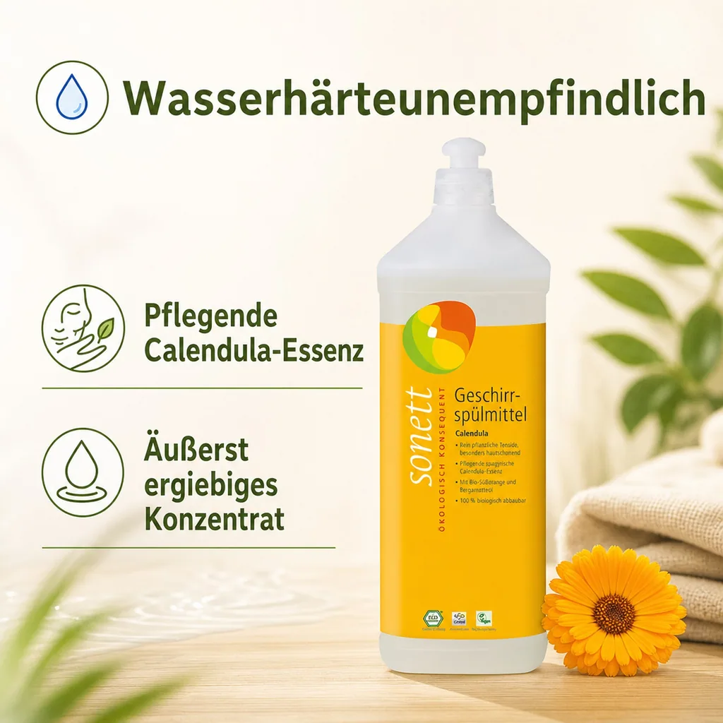 SONETT Geschirrspülmittel CALENDULA 1 Liter