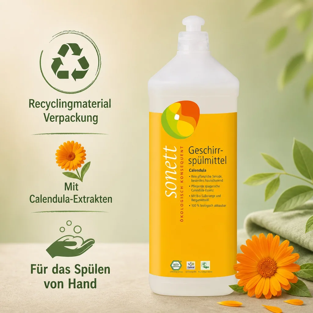 SONETT Geschirrspülmittel CALENDULA 1 Liter