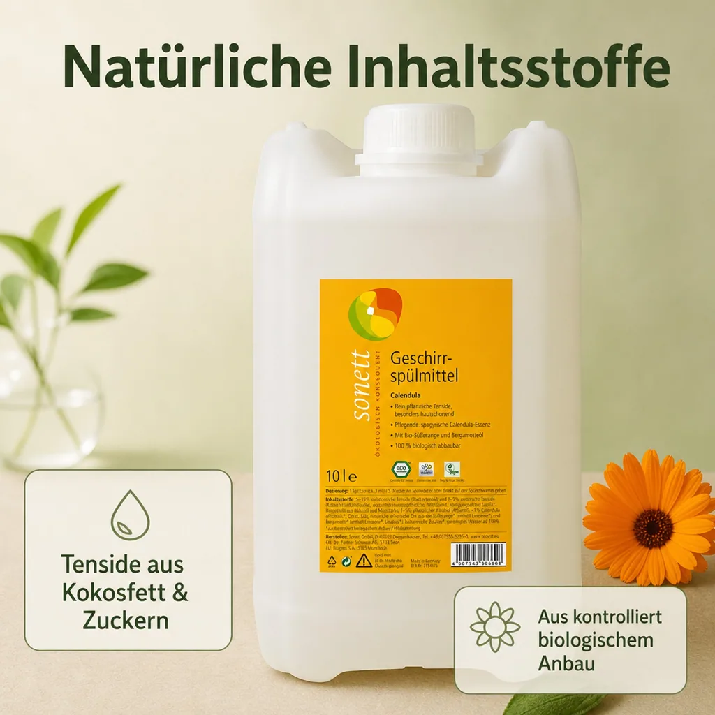 SONETT Geschirrspülmittel CALENDULA 10 Liter