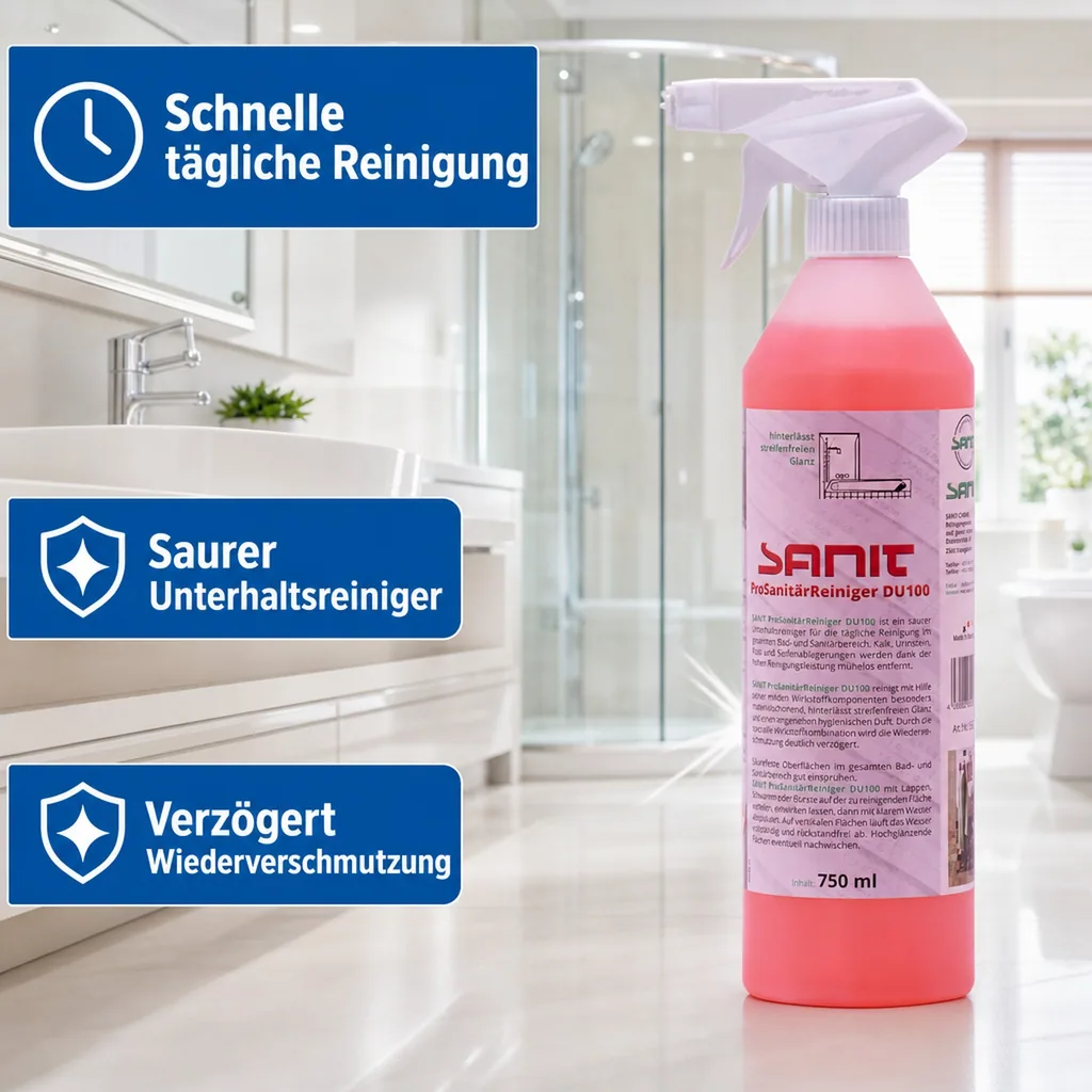 SANIT Pro Sanitär Reiniger DU 100 - 750 ml