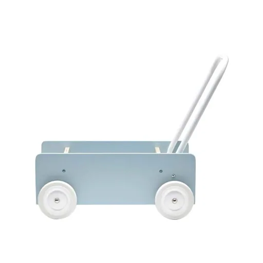 Kids Concept Lauflernwagen Holz graublau