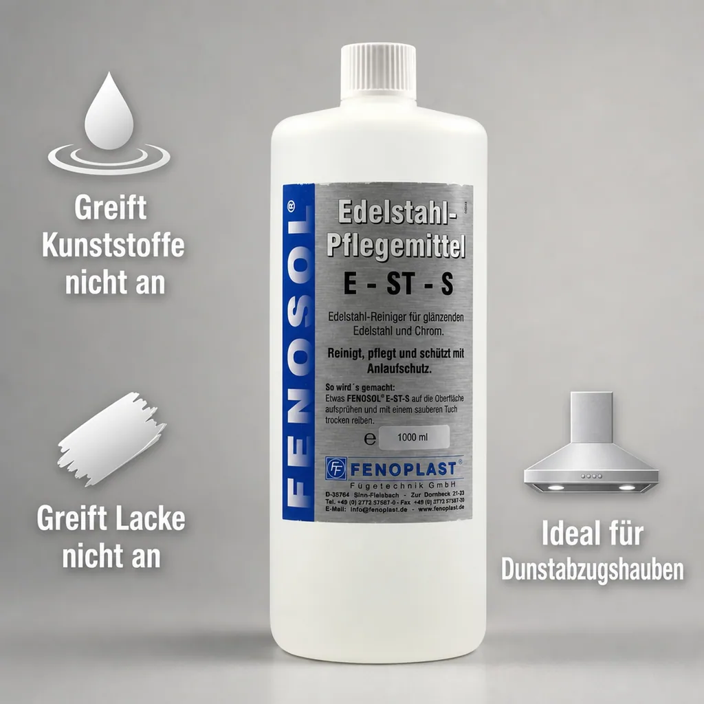 FENOPLAST Fenosol Edelstahlreiniger E-ST-S 1000ml Pflegereiniger