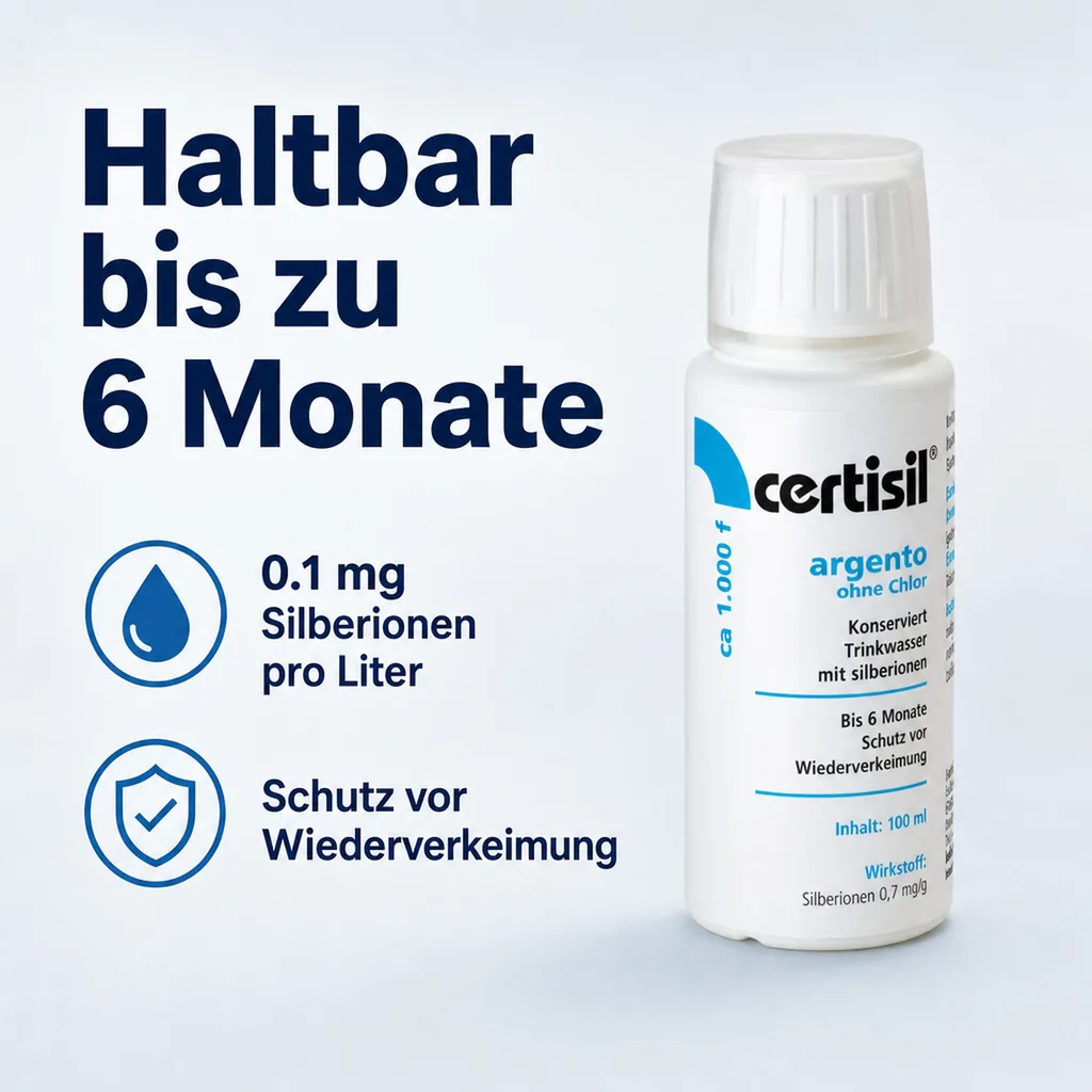 KATADYN Certisil argento CA 1000 F - 100 ml flüssig ohne Chlor