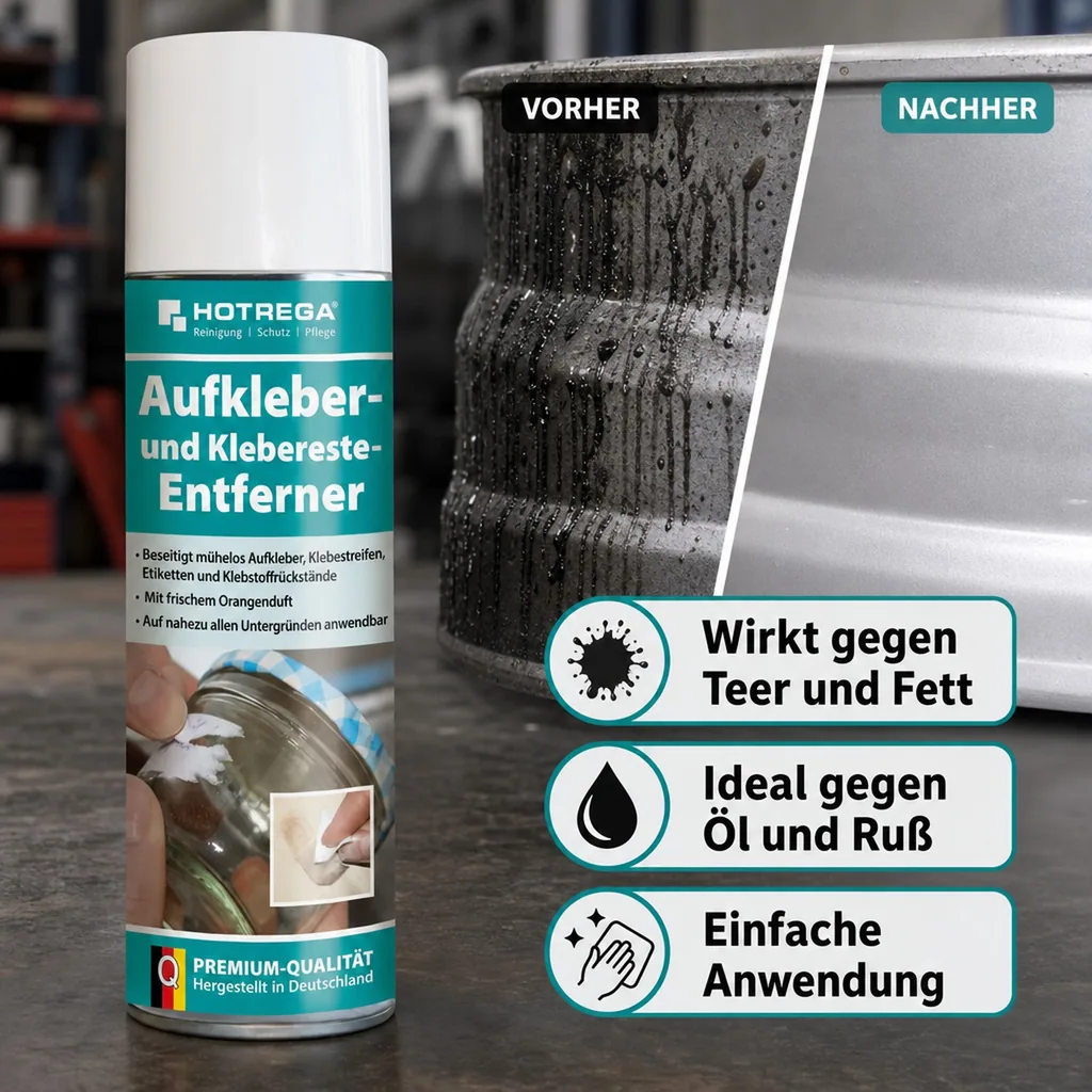 HOTREGA Aufkleber- und Klebereste Entferner 300 ml