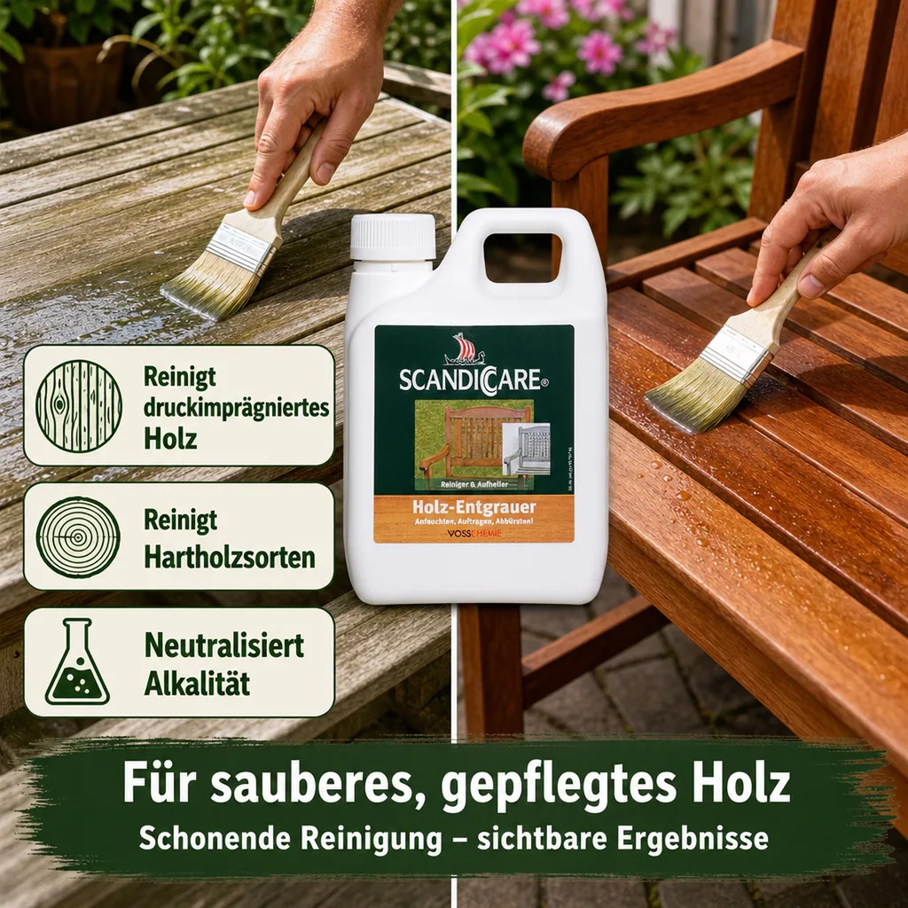 SC SCANDICCARE Holzentgrauer 1 Liter