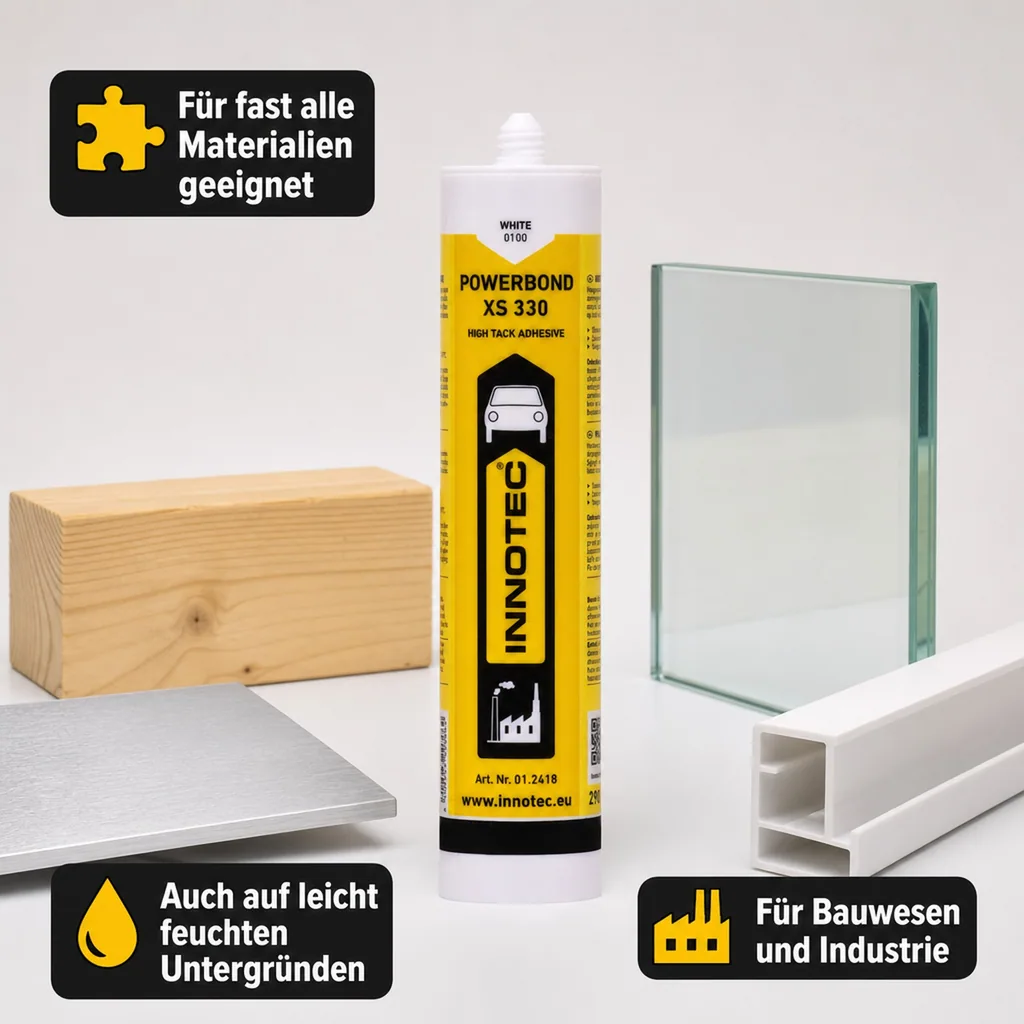 INNOTEC Powerbond XS 330 weiß 290ml Klebemasse inklusive Mischhülse
