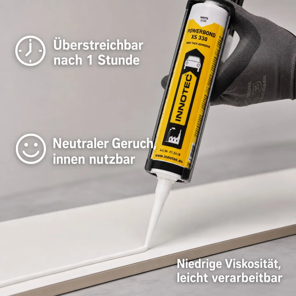 INNOTEC Powerbond XS 330 weiß 290ml Klebemasse inklusive Mischhülse