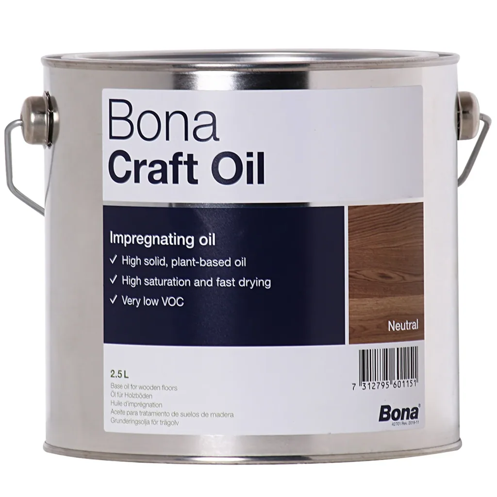 BONA Craft Oil PURE neutral in verschiedenen Größengebinden