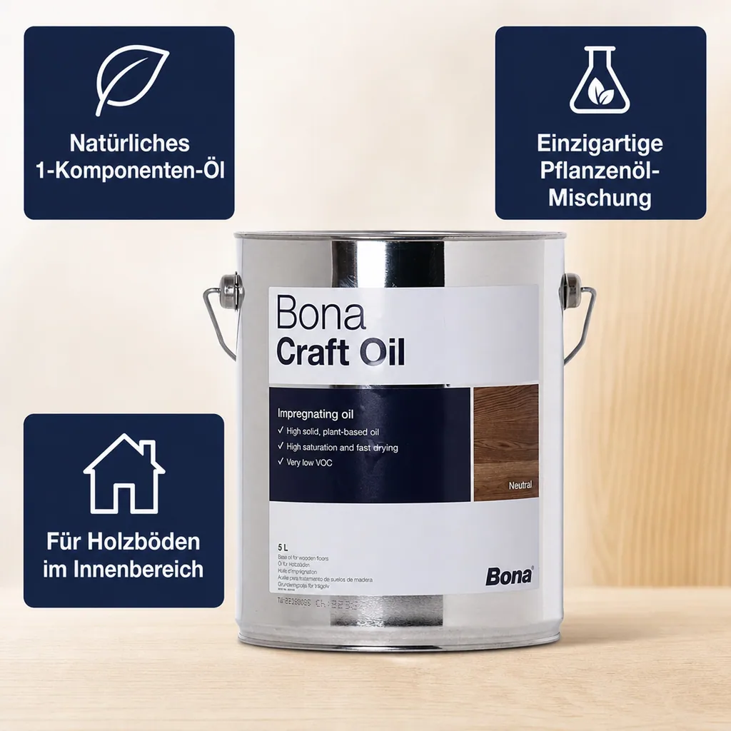 BONA Craft Oil PURE 5 Liter neutral