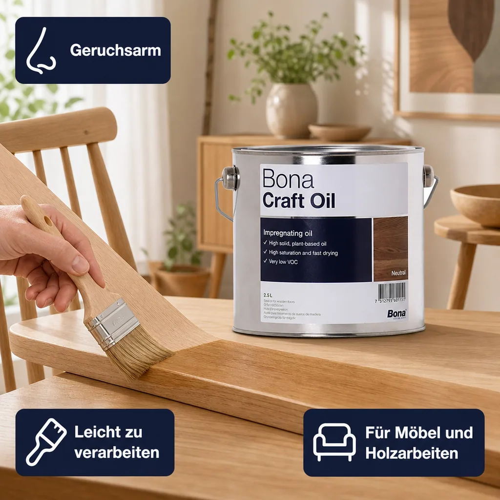 BONA Craft Oil PURE 2,5 Liter neutral