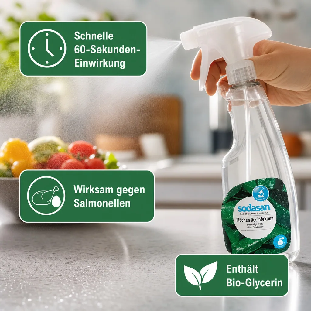 SODASAN Flächendesinfektion 500ml Sprayflasche