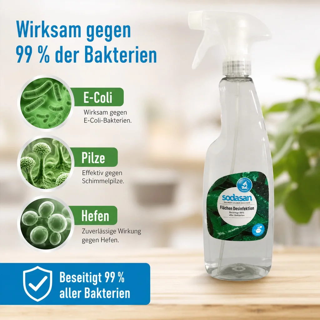 SODASAN Flächendesinfektion 500ml Sprayflasche
