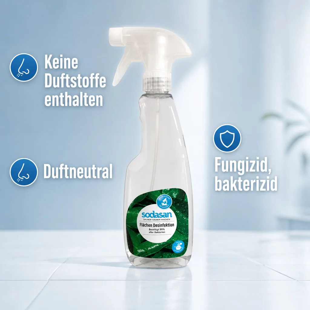 SODASAN Flächendesinfektion 500ml Sprayflasche