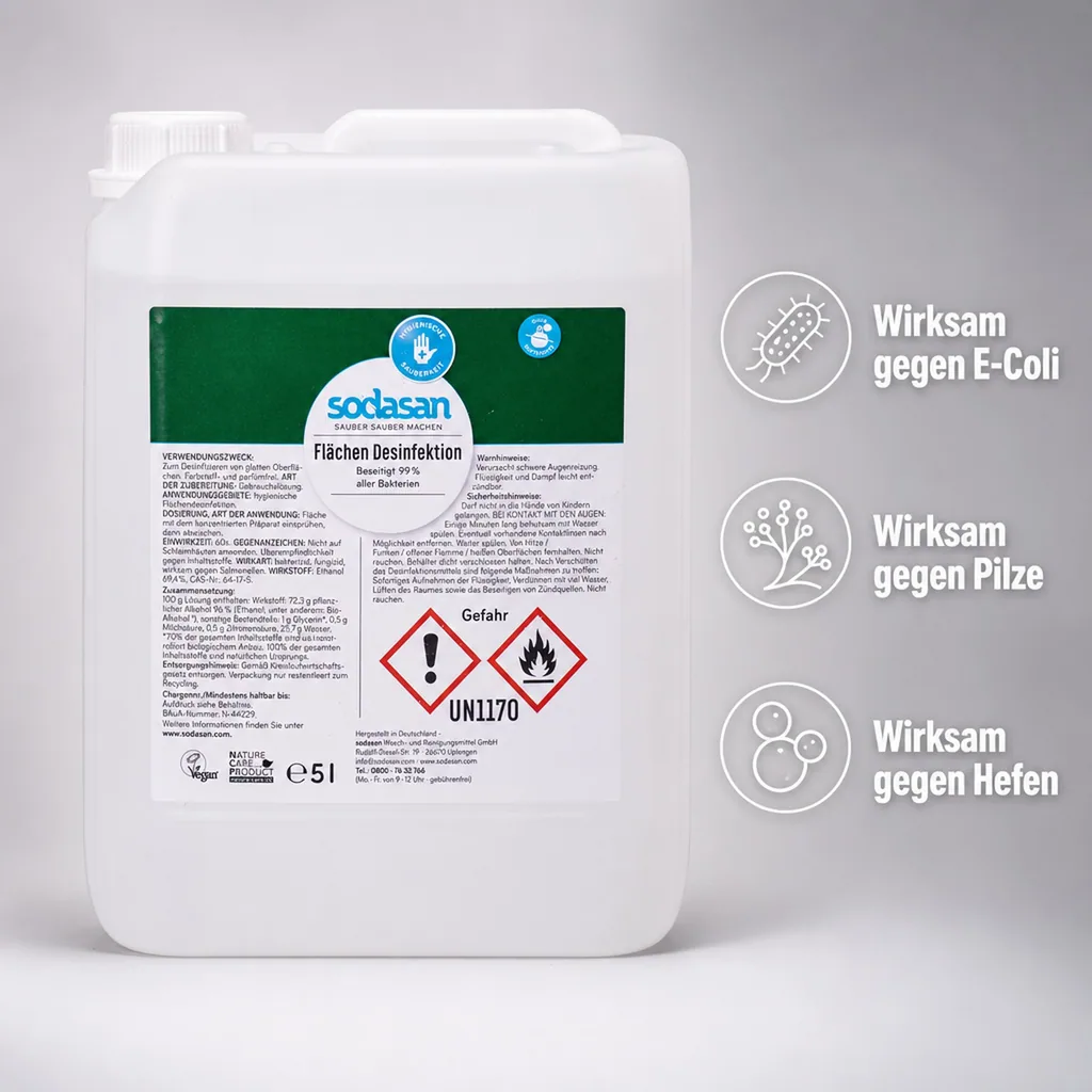SODASAN Flächendesinfektion 5 Liter