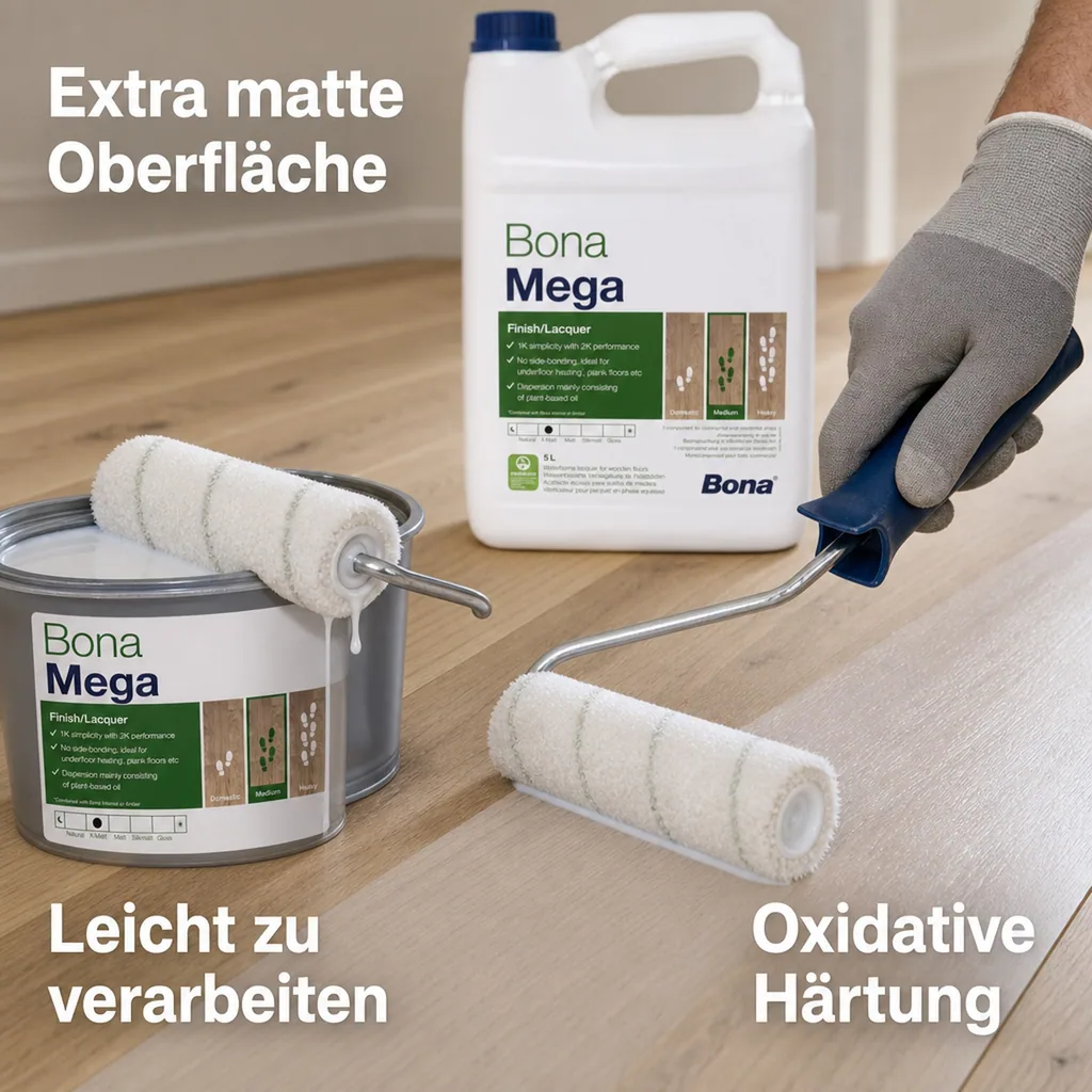 BONA MEGA Parkettlack extra matt 5 Liter