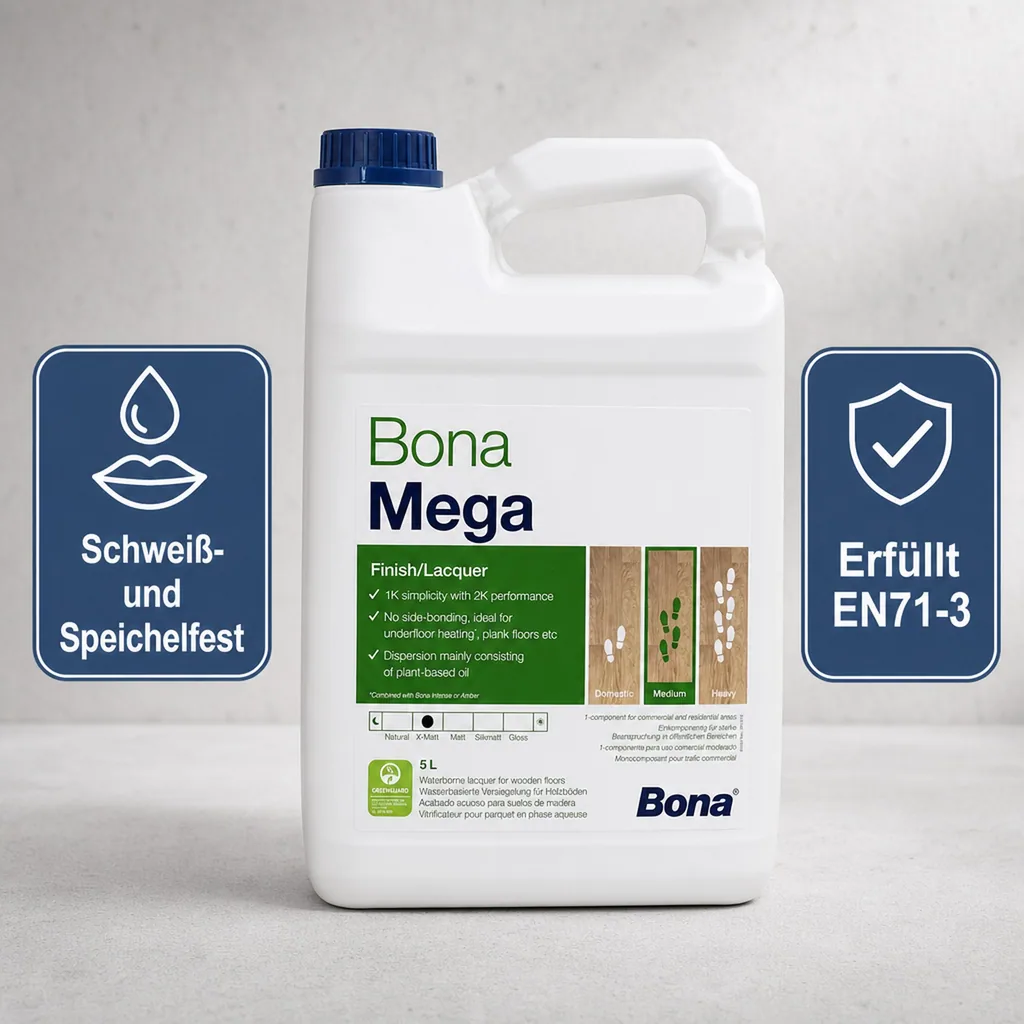 BONA MEGA Parkettlack extra matt 5 Liter