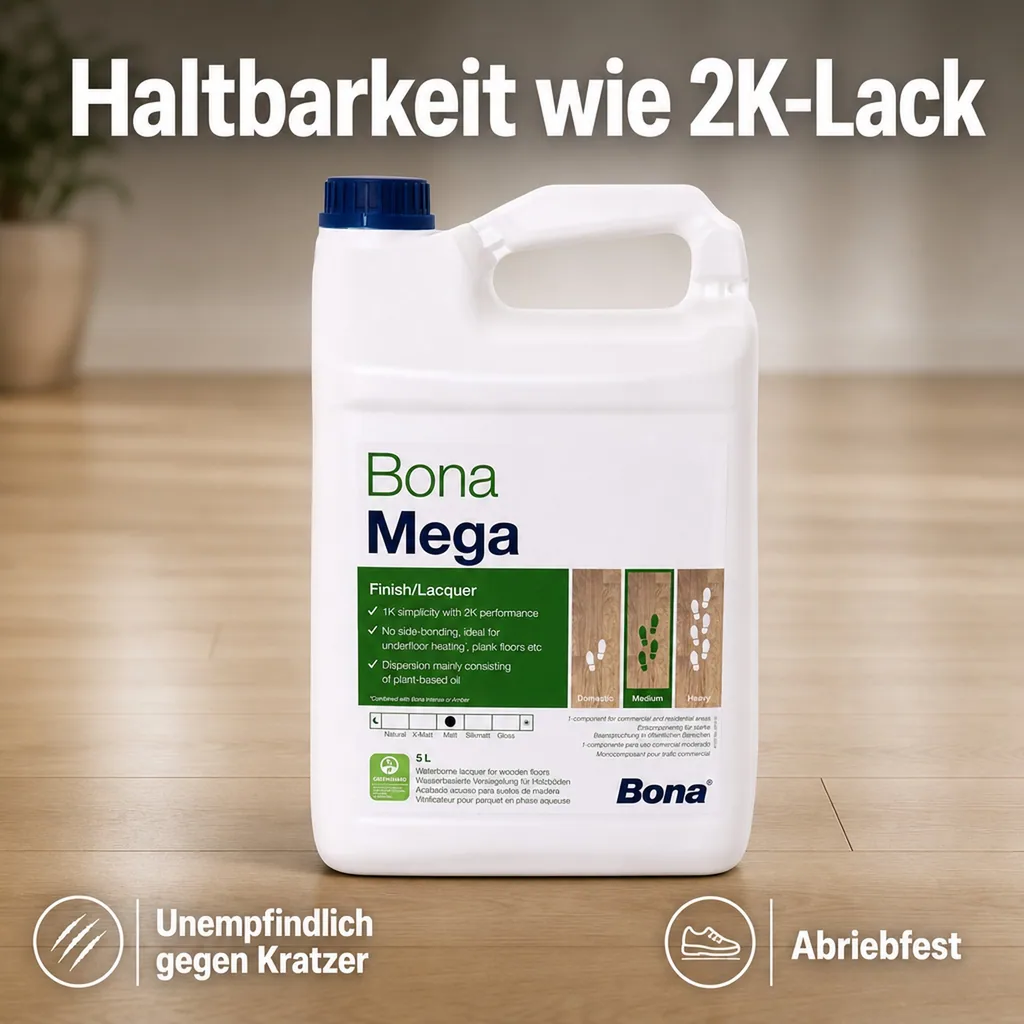 BONA MEGA Parkettlack matt 5 Liter
