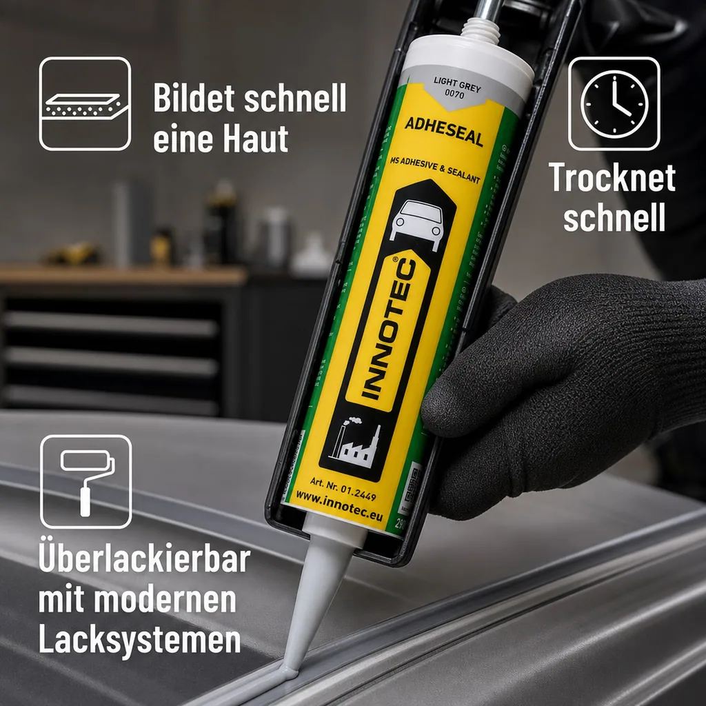 INNOTEC Adheseal 290 ml hellgrau incl. Spitze