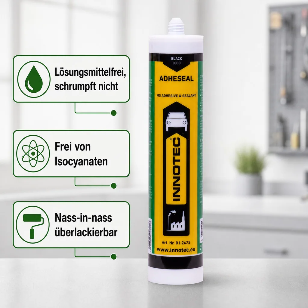 INNOTEC Adheseal 290 ml schwarz incl. Spitze