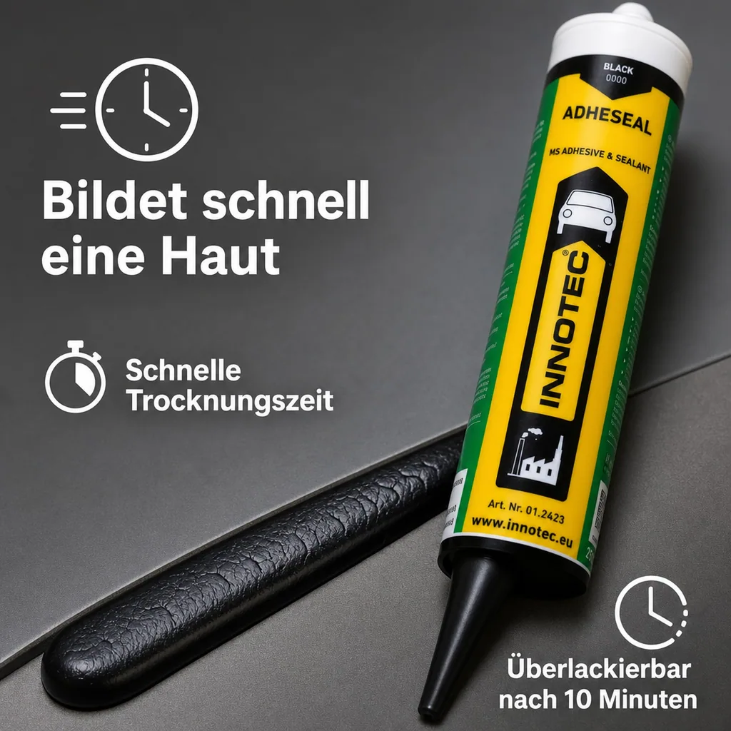 INNOTEC Adheseal 290 ml schwarz incl. Spitze