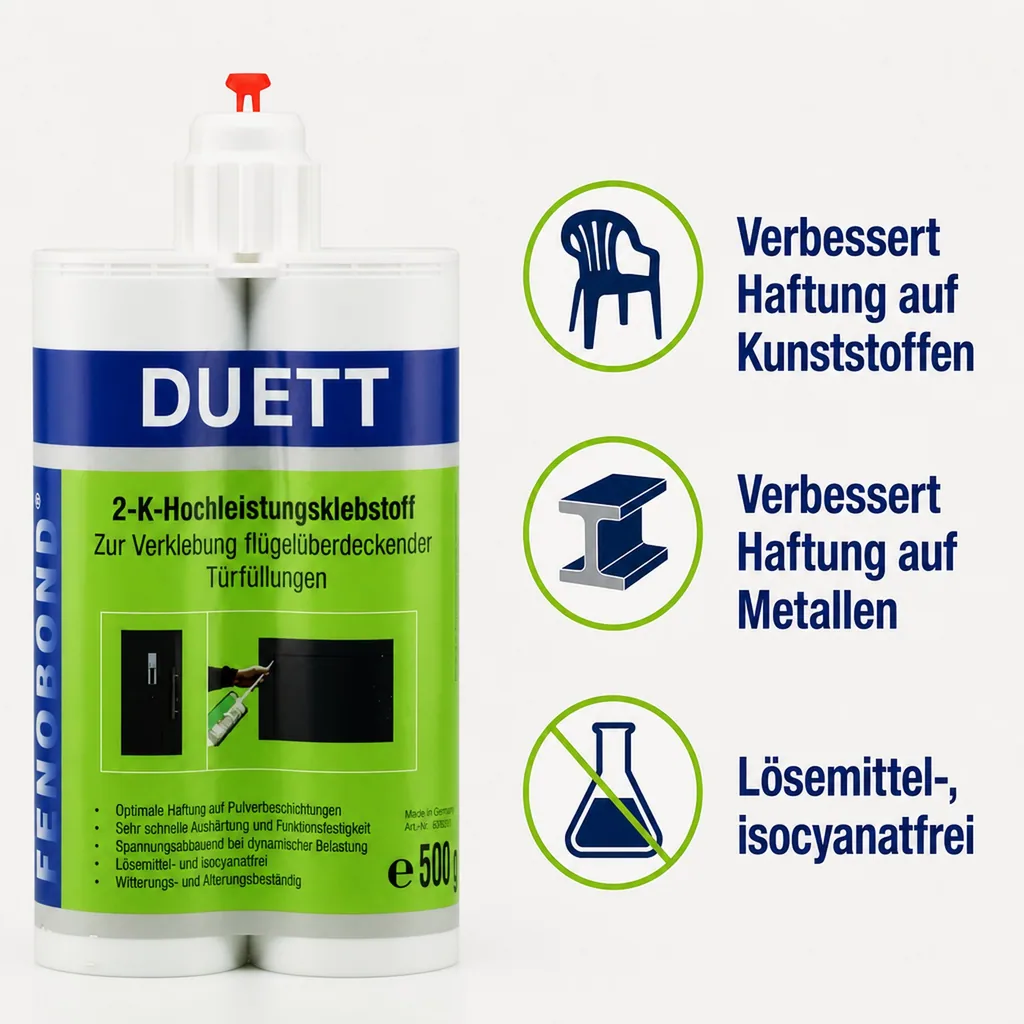 FENOPLAST Fenobond Duett 2-K Hochleistungsklebstoff 2 x 190 ml/500 g