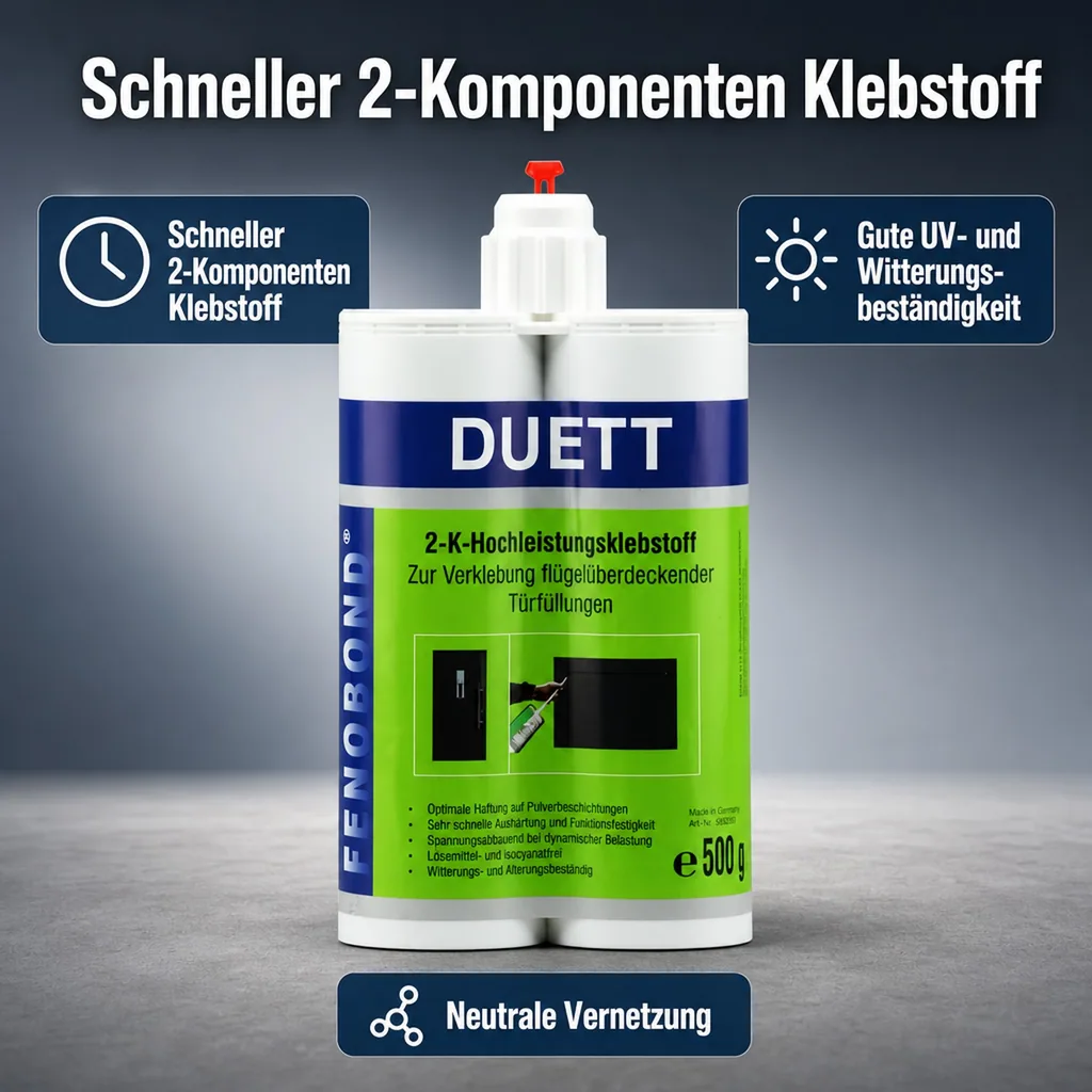 FENOPLAST Fenobond Duett 2-K Hochleistungsklebstoff 2 x 190 ml/500 g
