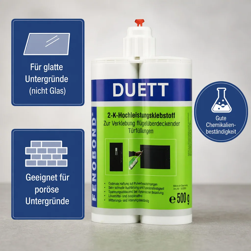 FENOPLAST Fenobond Duett 2-K Hochleistungsklebstoff 2 x 190 ml/500 g