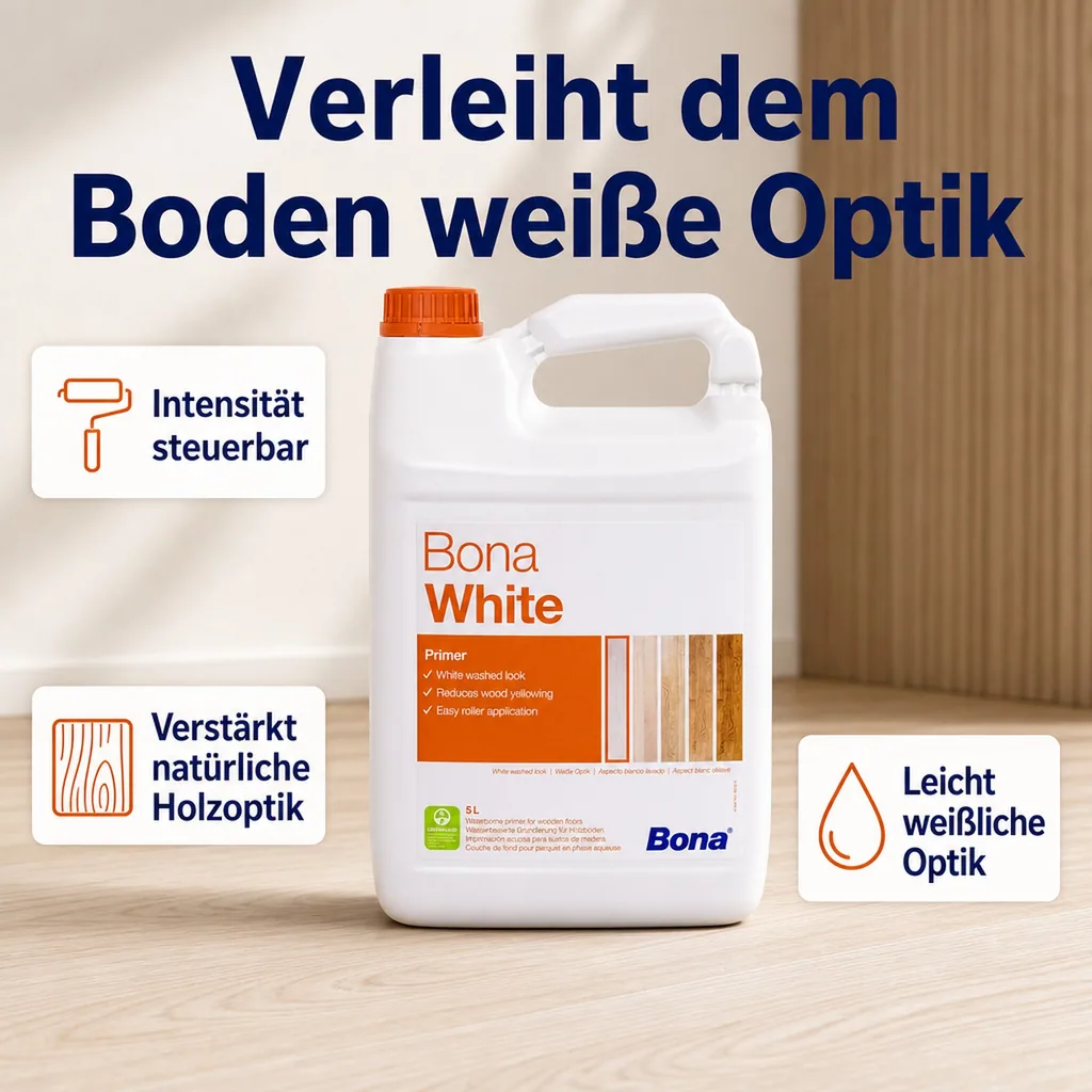 BONA White 5 Liter Parkettgrundierung für helle Optik