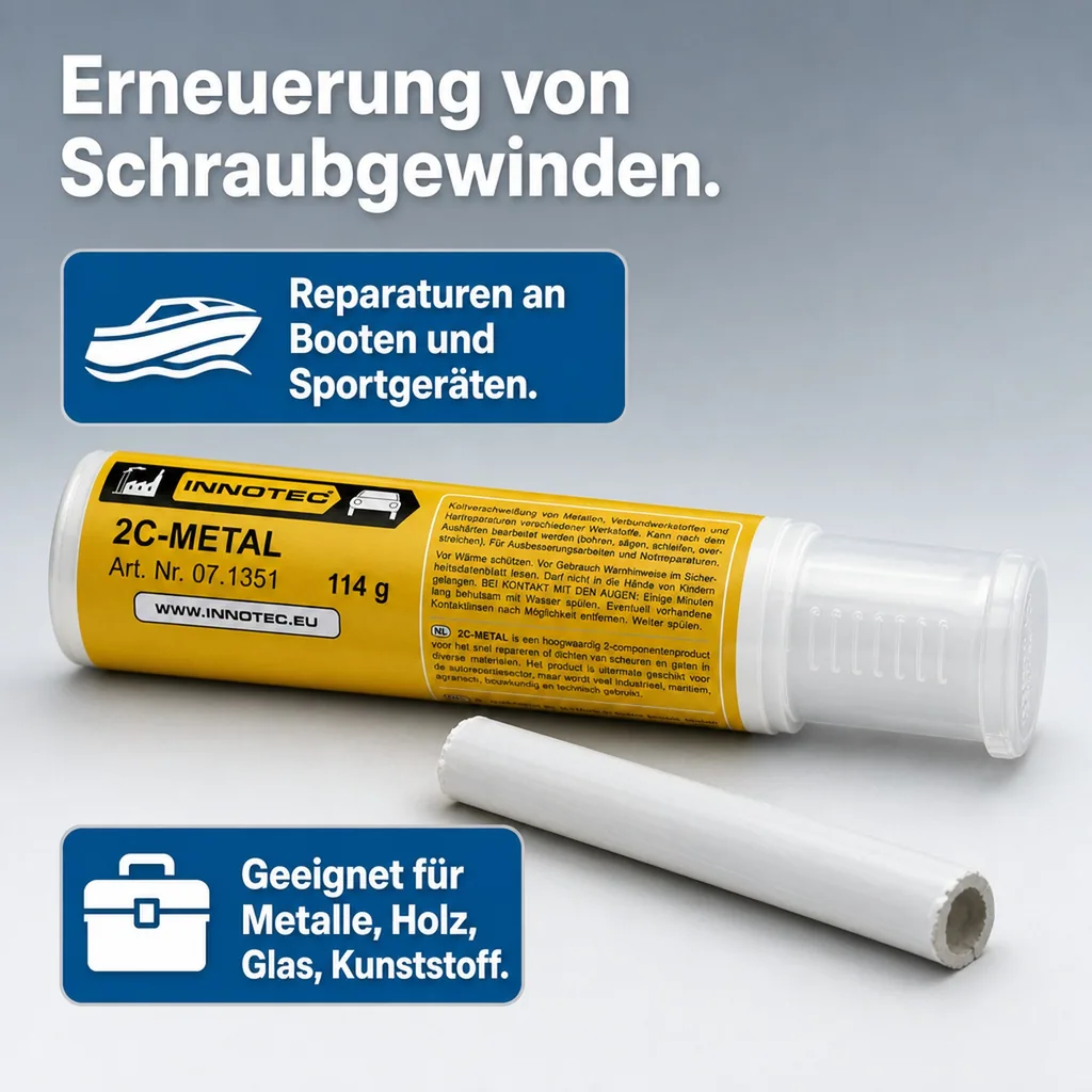 INNOTEC 2C Metall Knetmetall 114 g 07.1351