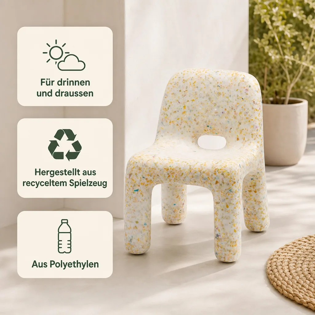 ecoBirdy Kinderstuhl - Charlie Chair Vanilla