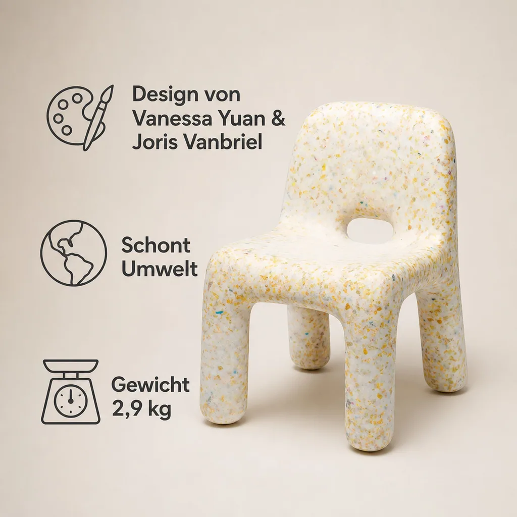 ecoBirdy Kinderstuhl - Charlie Chair Vanilla