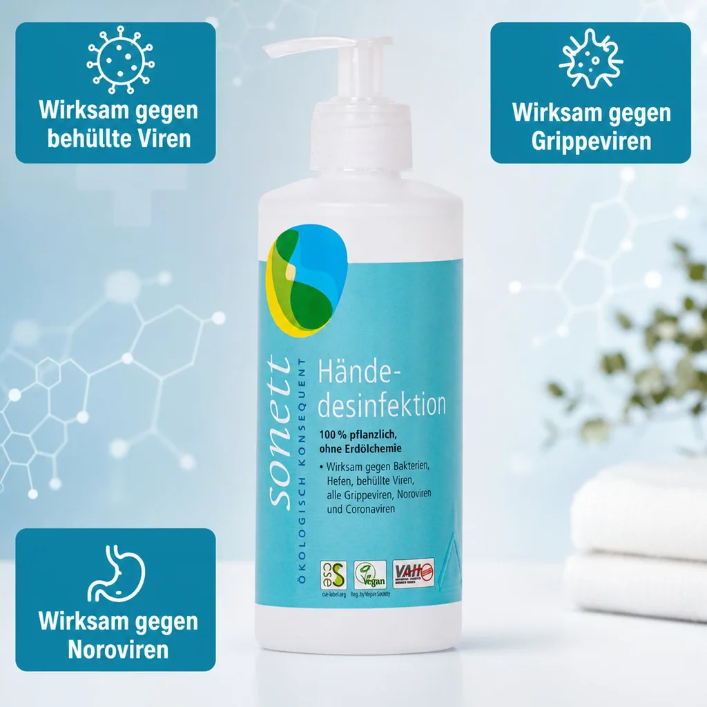 SONETT Händedesinfektion 300ml Spender