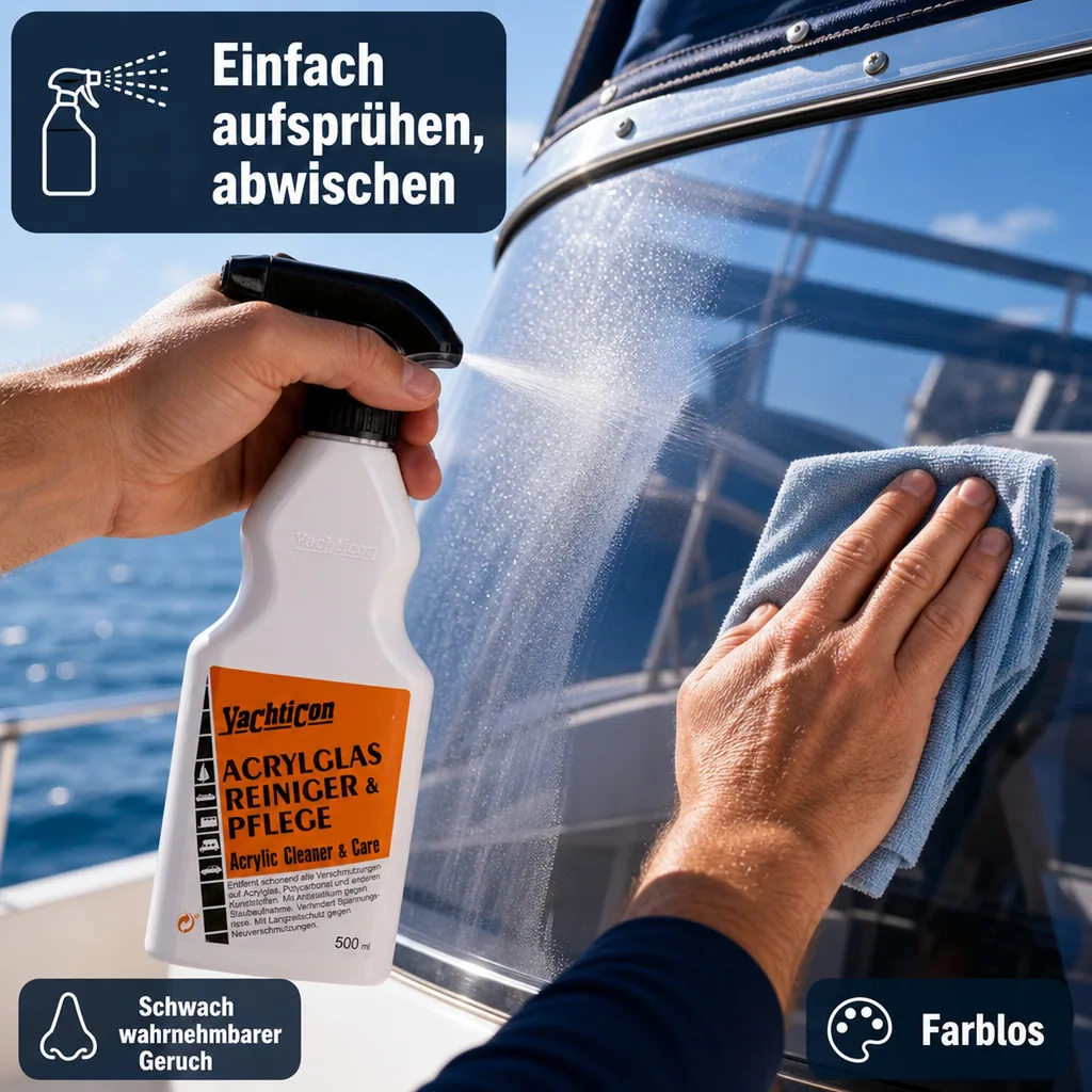 YACHTICON Acrylglasreiniger & Pflege 500 ml