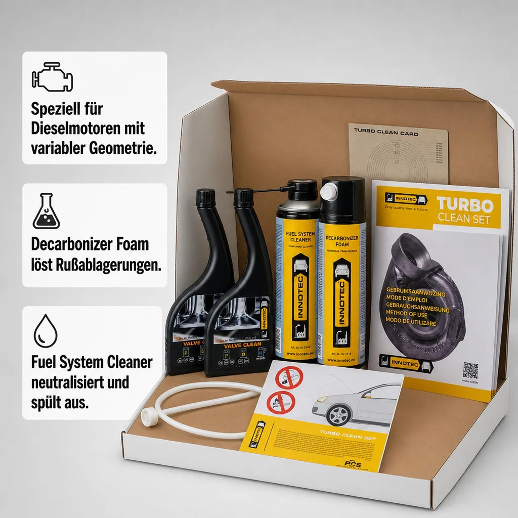 INNOTEC Turbo Clean Set Neu für 2 Fahrzeuge
