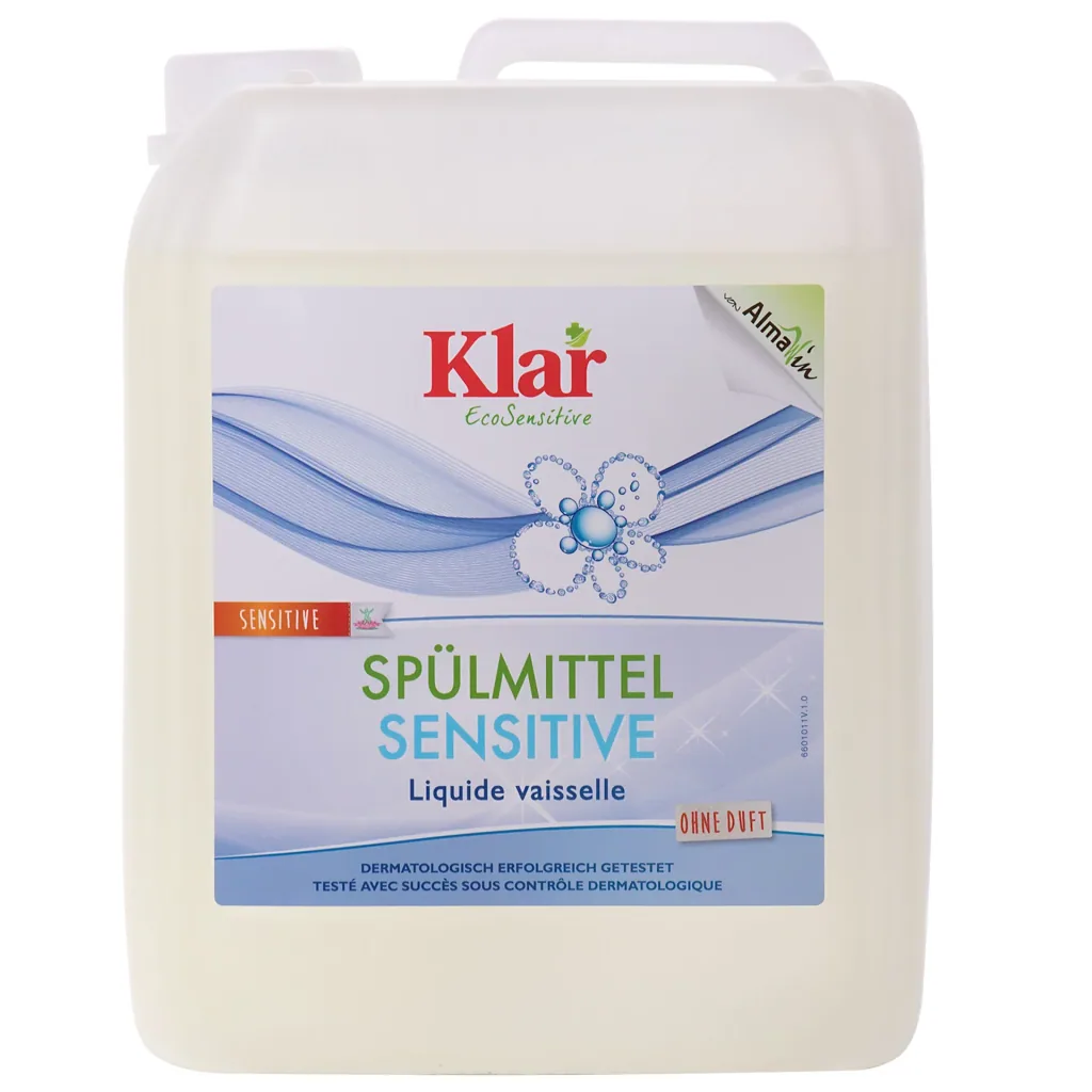 KLAR Spülmittel sensitive ohne Duft in verschiedenen Größengebinden