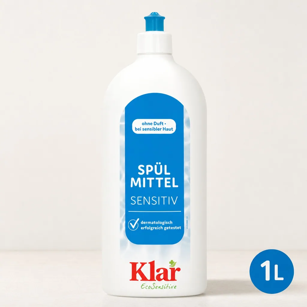 KLAR Spülmittel sensitive ohne Duft 1 Liter