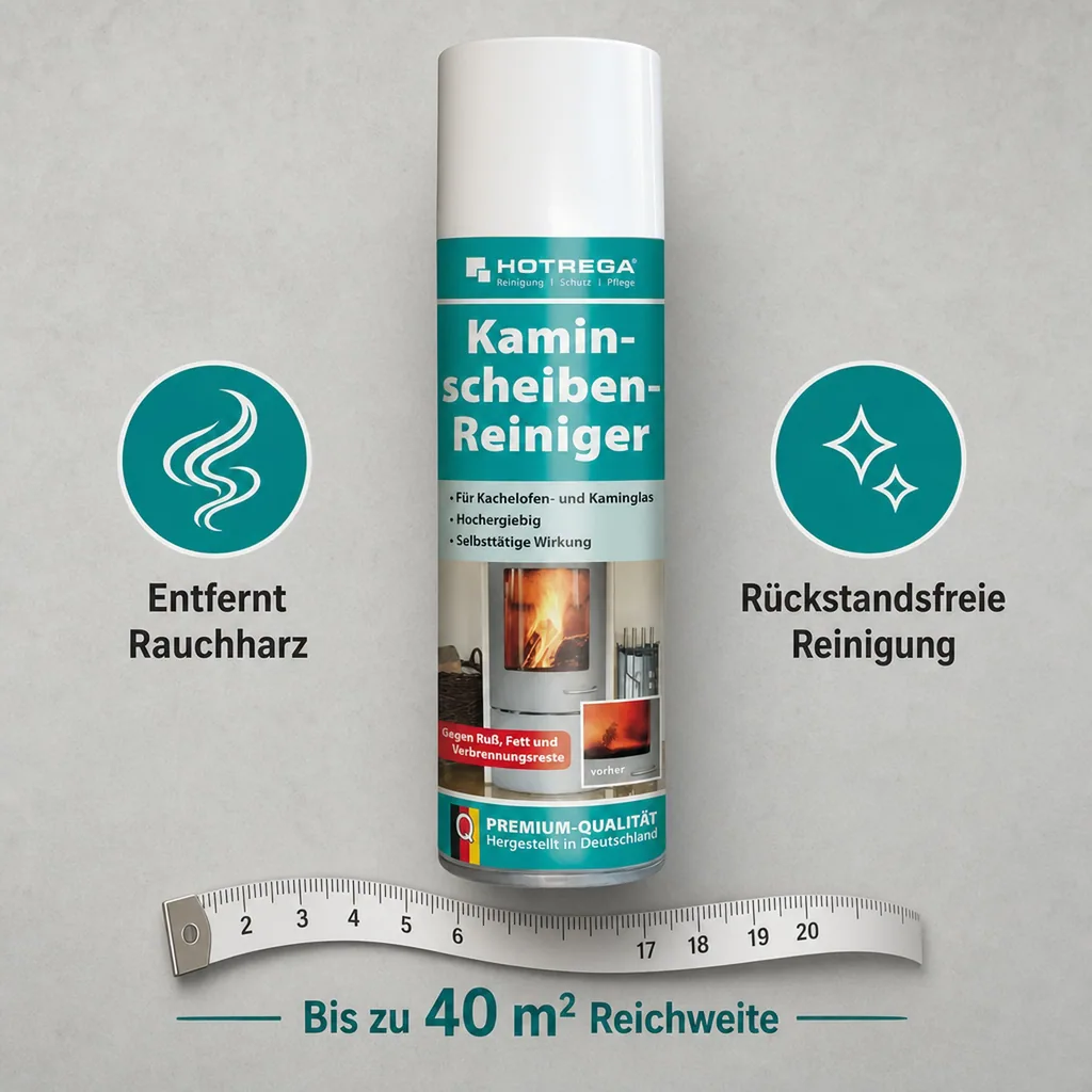 HOTREGA Kaminscheibenreiniger 300 ml Spraydose gebrauchsfertig