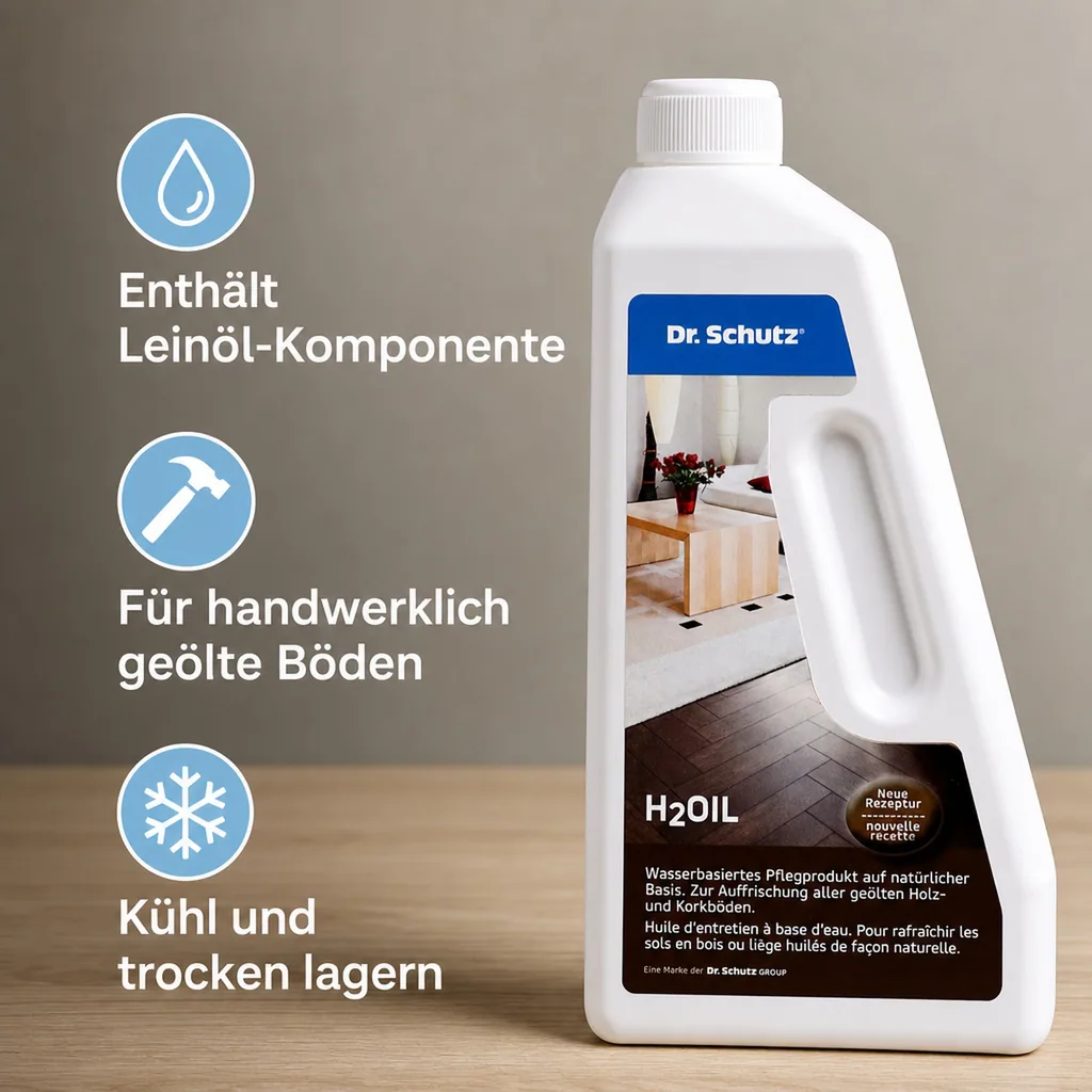 DR. SCHUTZ H2 Oil 750ml wasserbasierendes Pflegeöl