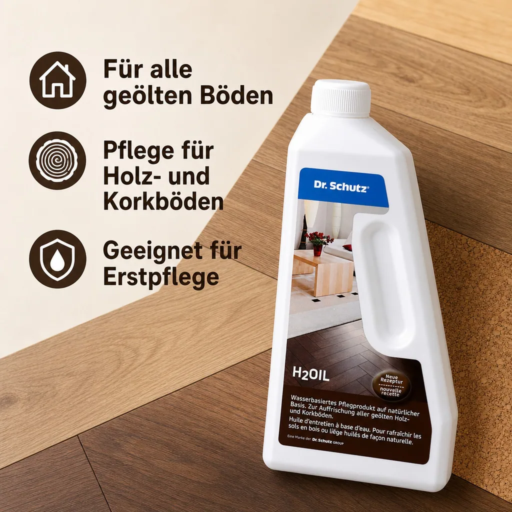 DR. SCHUTZ H2 Oil 750ml wasserbasierendes Pflegeöl