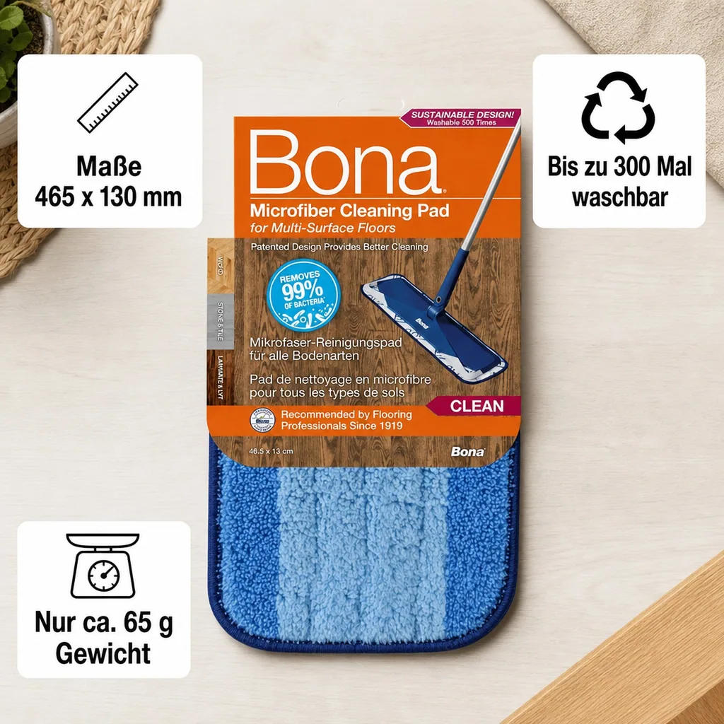 BONA Mikrofaser Reinigungspad Cleaning Pad
