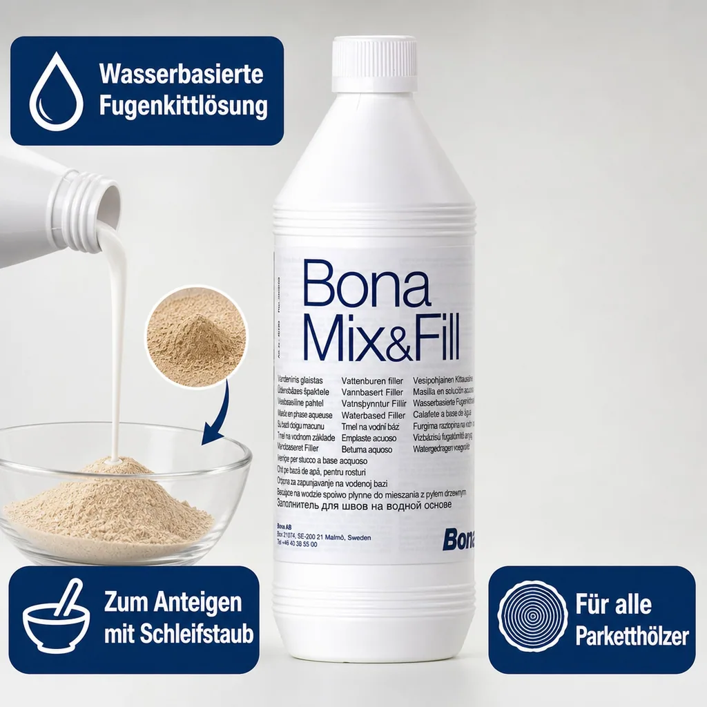 BONA Mix & Fill 1 Liter wasserbasierter Fugenkitt