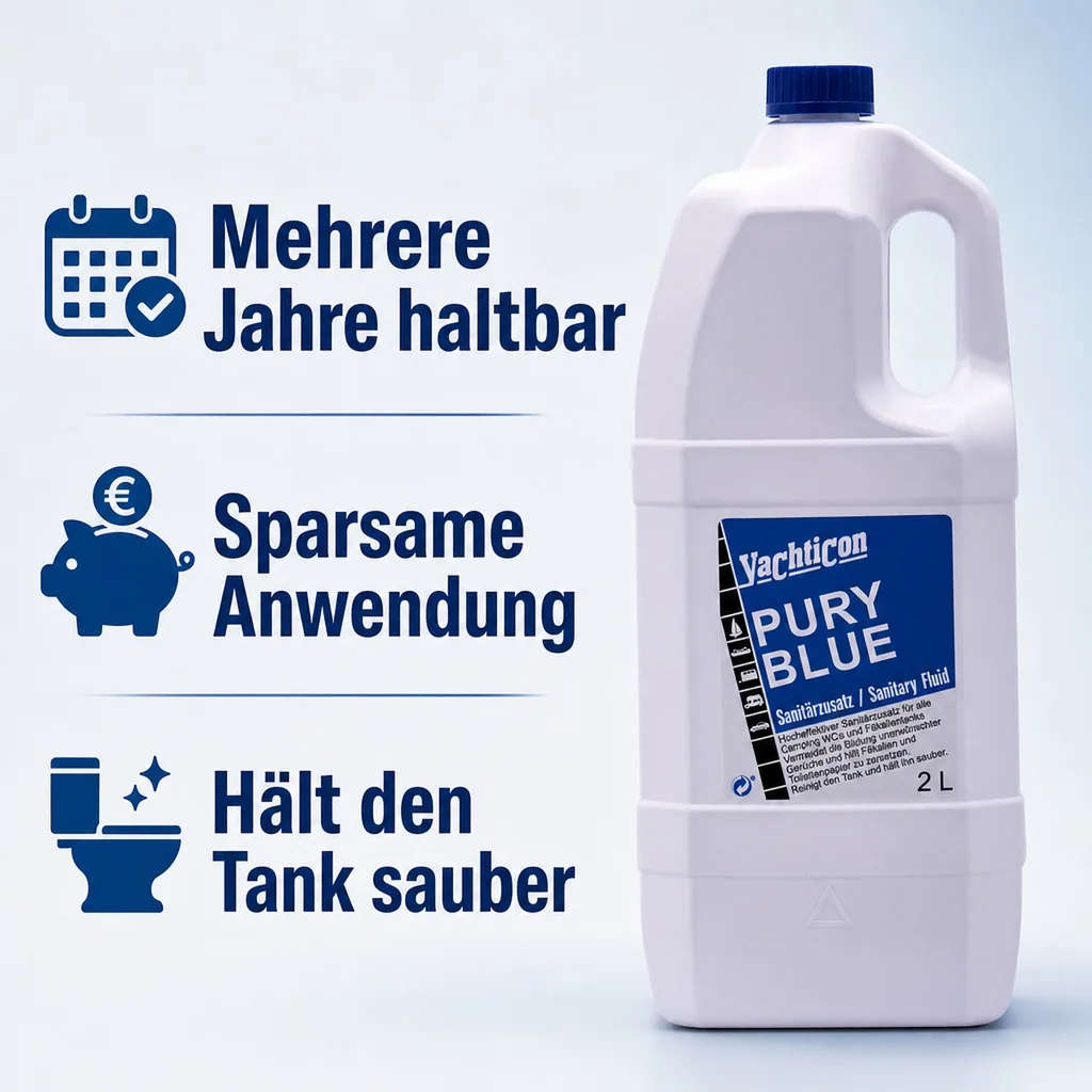 YACHTICON Pury Blue 2 Liter Sanitärflüssigkeit