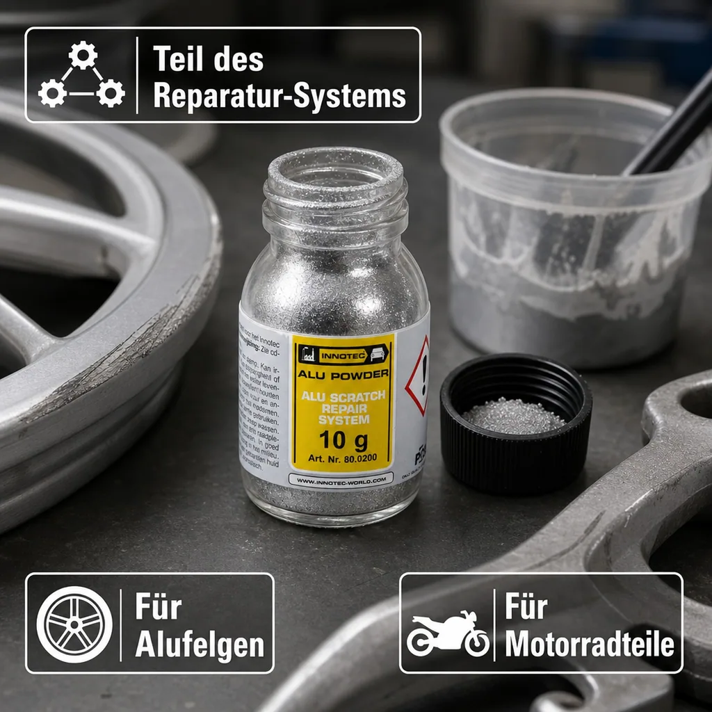 INNOTEC Alu Powder 10 g Dose Mischkomponente Aluminiumpigmentpaste