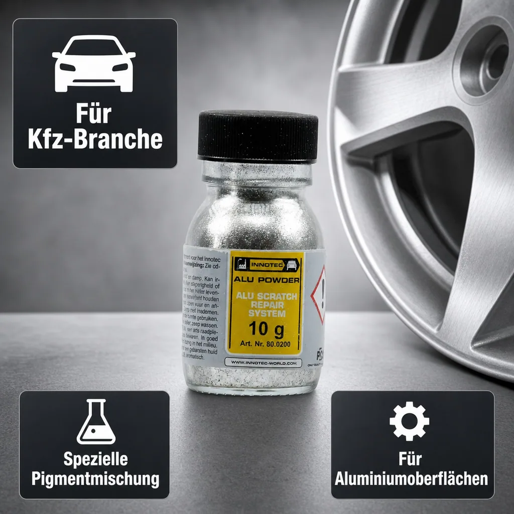 INNOTEC Alu Powder 10 g Dose Mischkomponente Aluminiumpigmentpaste