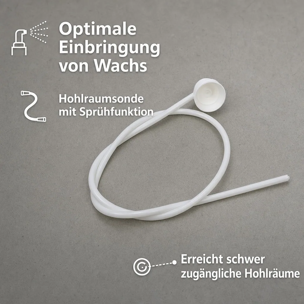 INNOTEC Hohlraumsonde Sprühsonde für Hi Temp Wax weißer Kopf