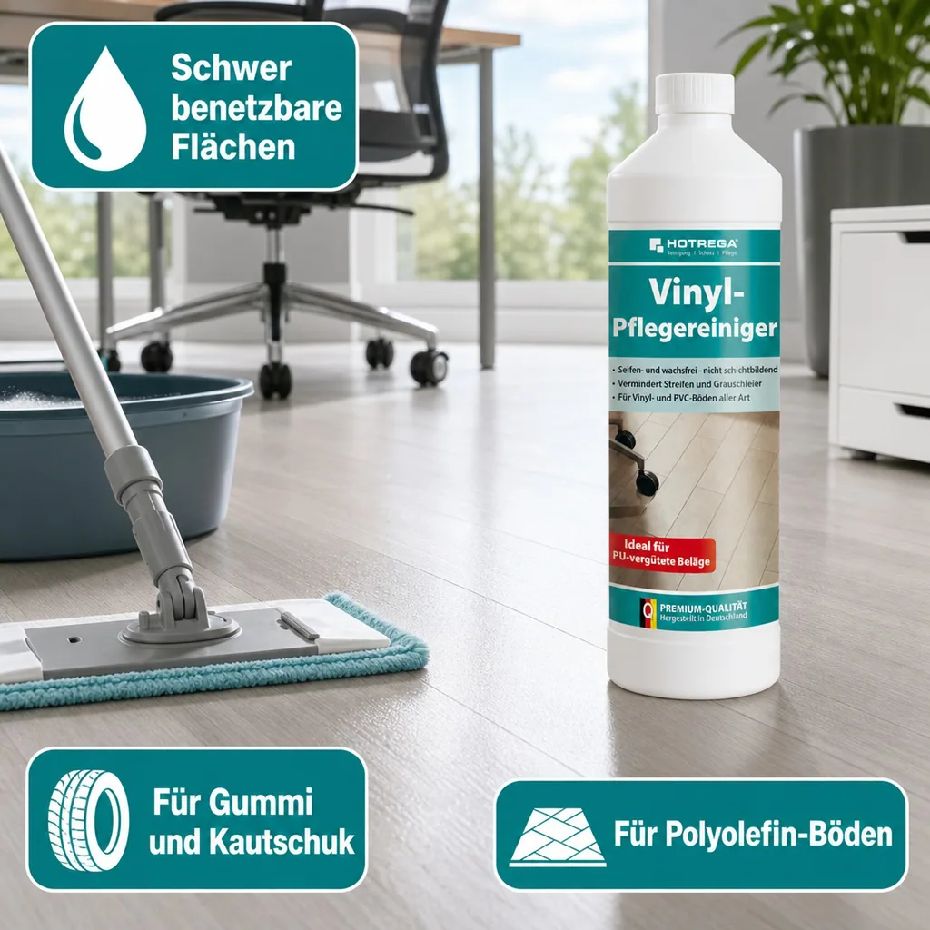 HOTREGA Vinyl Pflegereiniger 1 Liter Konzentrat